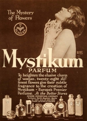 Mystikum perfume ad photo 1925